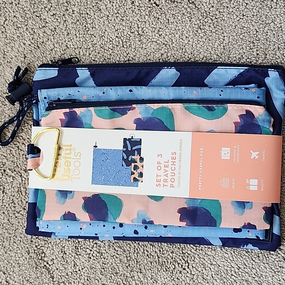 Set of 3 Travel Pouches